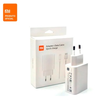 Carregador Xiaomi Turbo Carrega Rápido Tipo C e v8 Mi 8 9se 10 lite A3 Max 3 Redmi note 7 8 9 pro