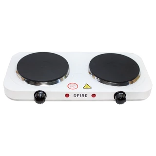 Fogão Cooktop Elétrico Duplo 2 bocas 2000watts 127v Branco