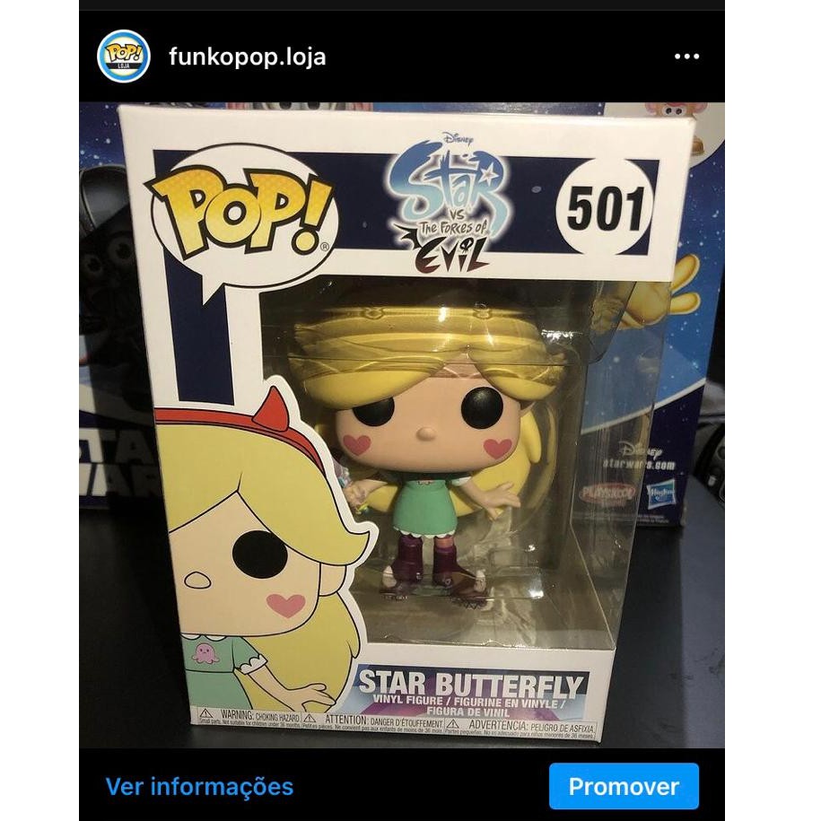 Funko Pop Disney:star Vs The Forces Of Evil - Star Butterfly #501 Original  | Shopee Brasil