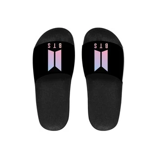 Chinelo Slide Bts Bangtan Boys Feminino Macio Envio Imediato Na Promoção Imperdível