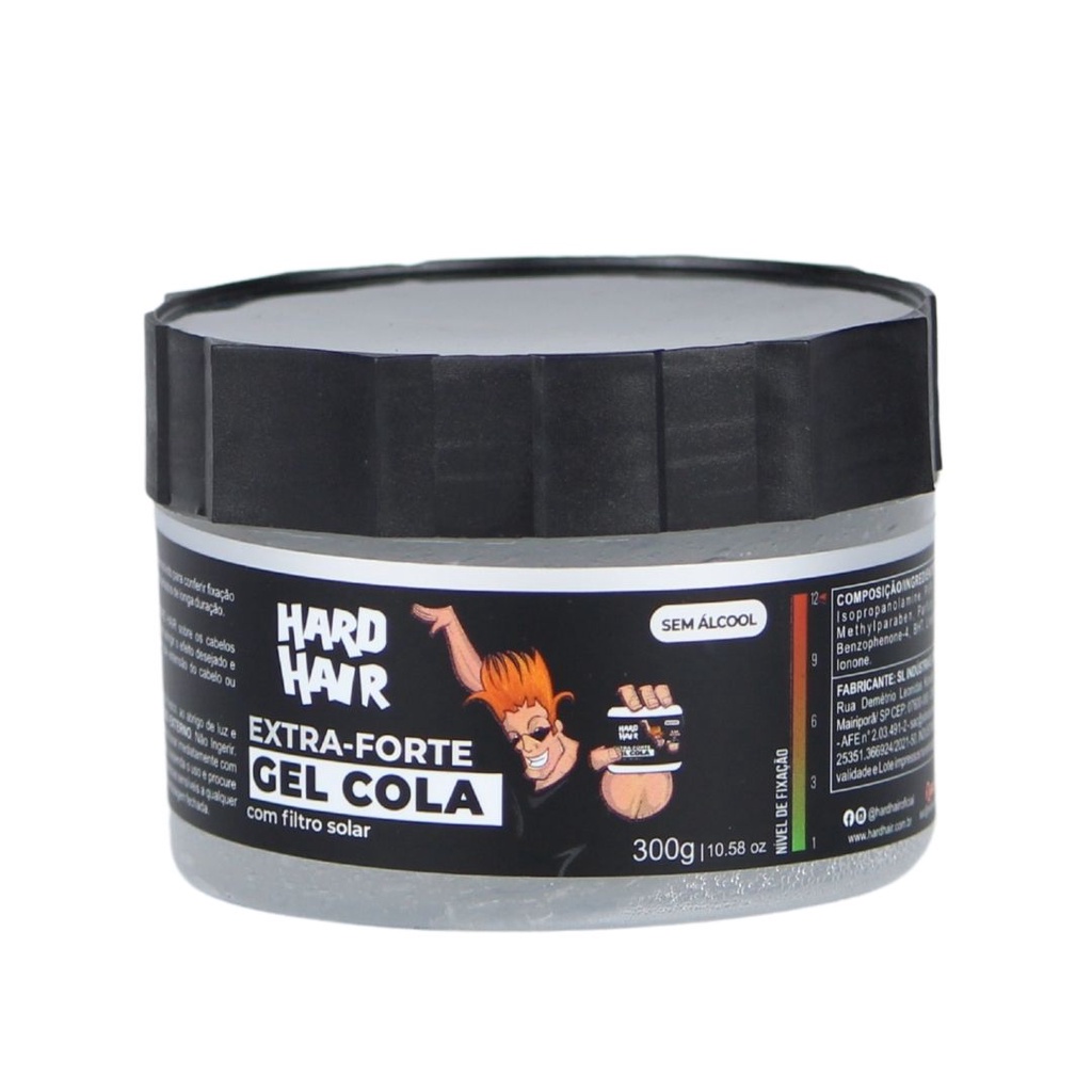 Gel Cola Hard Hair Extra Forte Para O Cabelo G Shopee Brasil