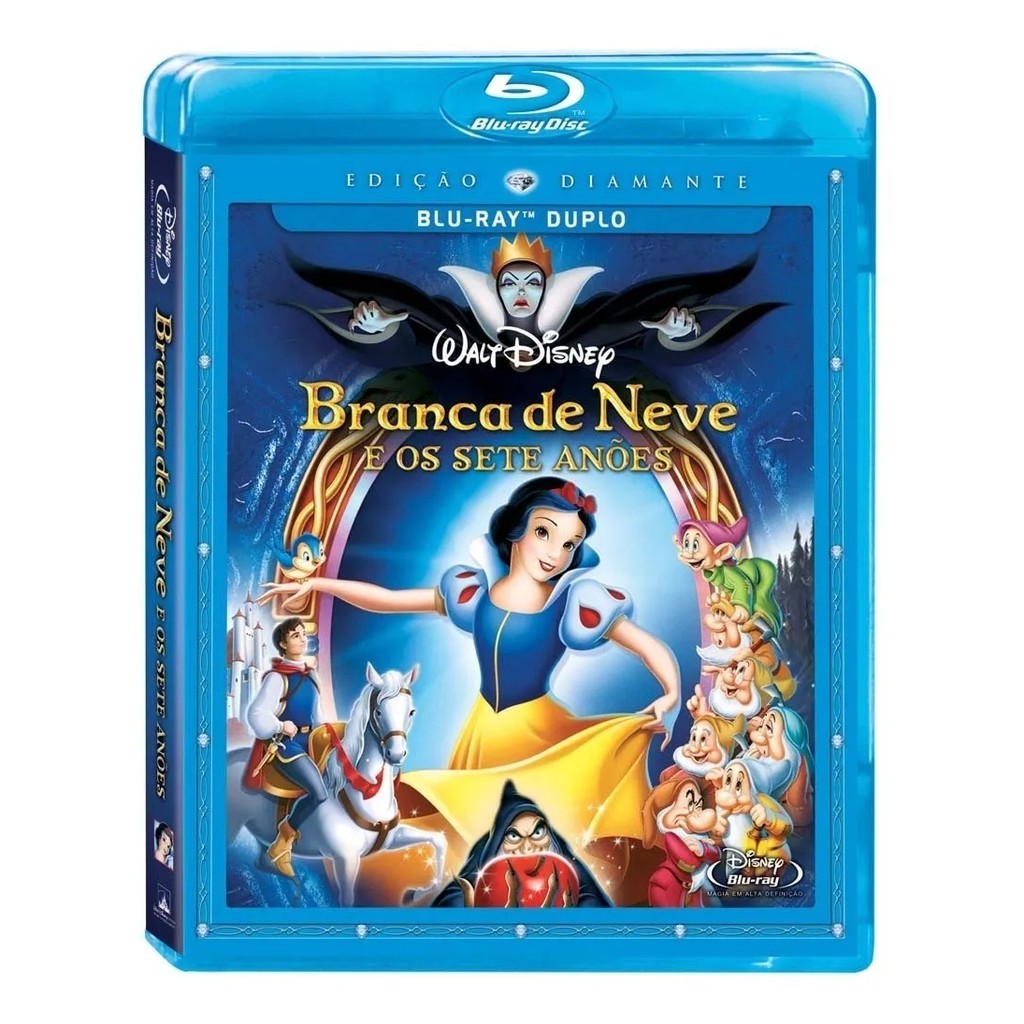  Blu-ray Branca de Neve e Os Sete Anoes [ Snow White and the  Seven Dwarfs ] [ English + Spanish + Portuguese ] : Películas y TV