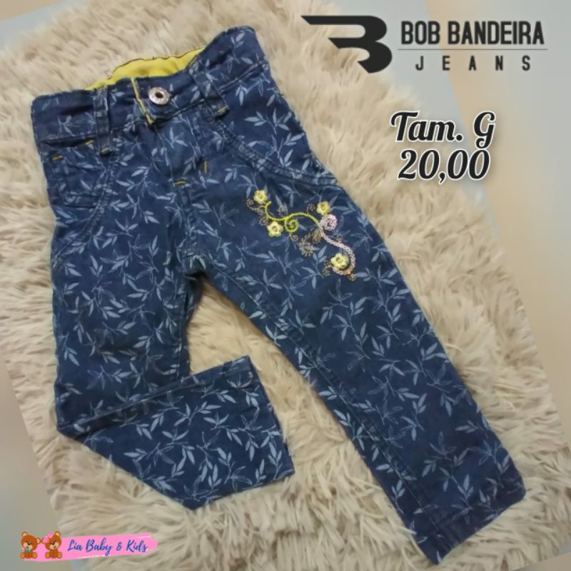 Bob bandeira jeans store infantil