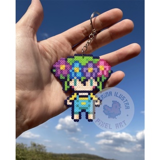 Chaveiro ou Imã Perler Beads/Pixel Art - Omori