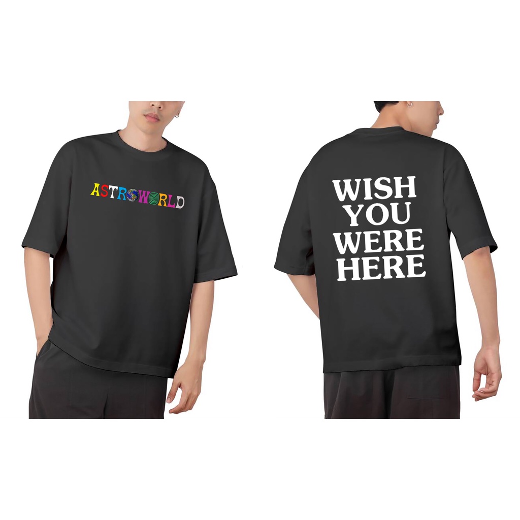 Camiseta Astroworld Wish You Were Here Travis Scott Unissex Shopee Brasil