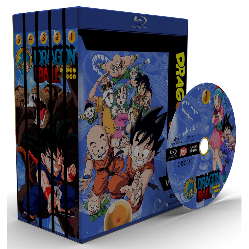 Anime Dragon Ball Classico - Box 1 em Blu Ray
