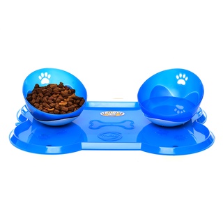 Comedouro e Bebedouro Para Cães - Jogo Americano Osso G