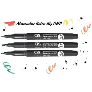 Caneta Marcador Retro Cis 1.0 - Kit C/ 3 PT