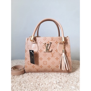 bolsa lorena transversal LV média Louis Vuitton rosa