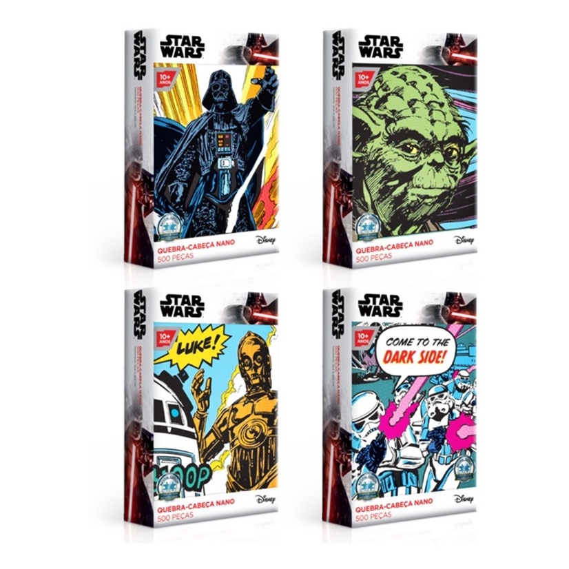 Puzzle Quebra Cabeca Star Wars 500 Pecas Nano Estilo Poster