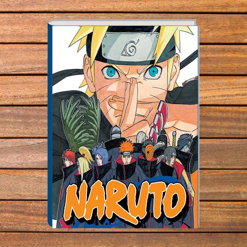 1 Caderno Brochura Pequeno Pers 48Fls Naruto PEQUENO