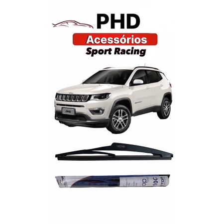 Palheta Limpador Traseiro Jeep Compass 2017 a 2022 encaixe original