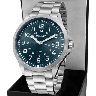 Relógio Orient Masculino Fundo Azul Original Envio Imediato