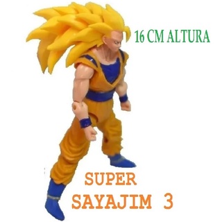 boneco Dragon Ball Z ARTICULADOS goku.frezza.super sayajins 15 a 17 cm