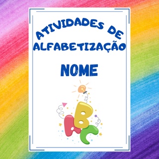 Apostilas, Jogos e Atividades de Alfabetização  Atividades de  alfabetização, Atividades com o alfabeto, Atividades educativas