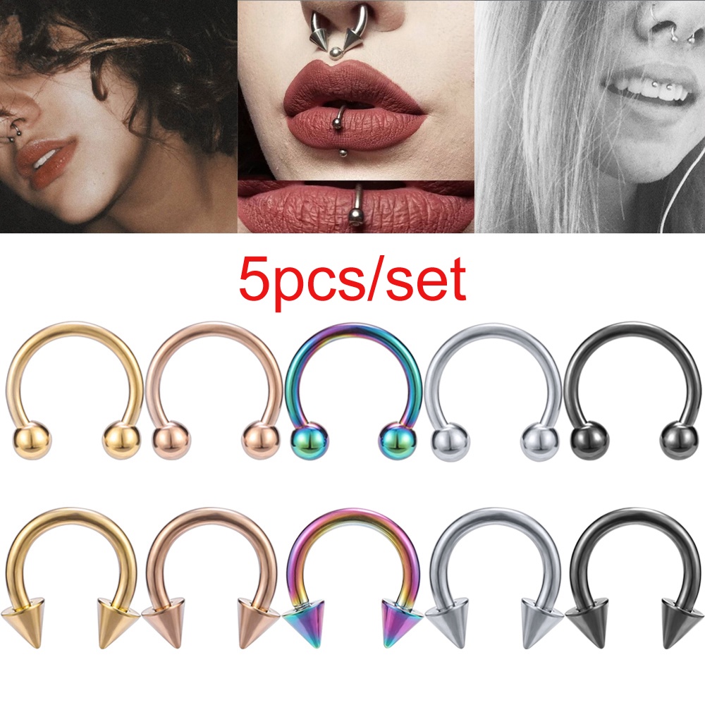 Paty Bodypiercer - Piercing de Sobrancelha Duplo. Jóias em Aço