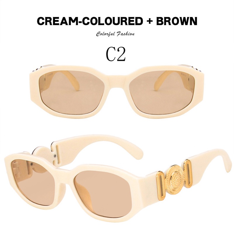SHEEN KELLY Óculos de sol quadrados modernos para mulheres e homens, moda  grossa e lisa, óculos de diamante, hip pop, 3, One Size