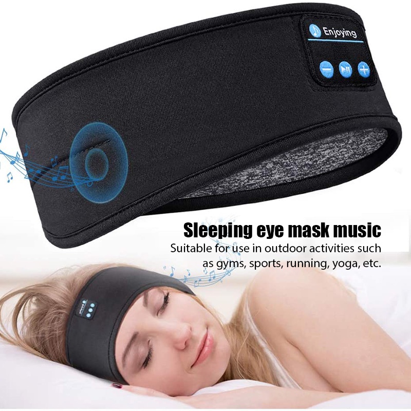 Fone De Ouvido Bluetooth Sem Fio Faixa de cabeça para dormir Com Redução De Fone de Ouvido Bluetooth 5.0 Som HiFi