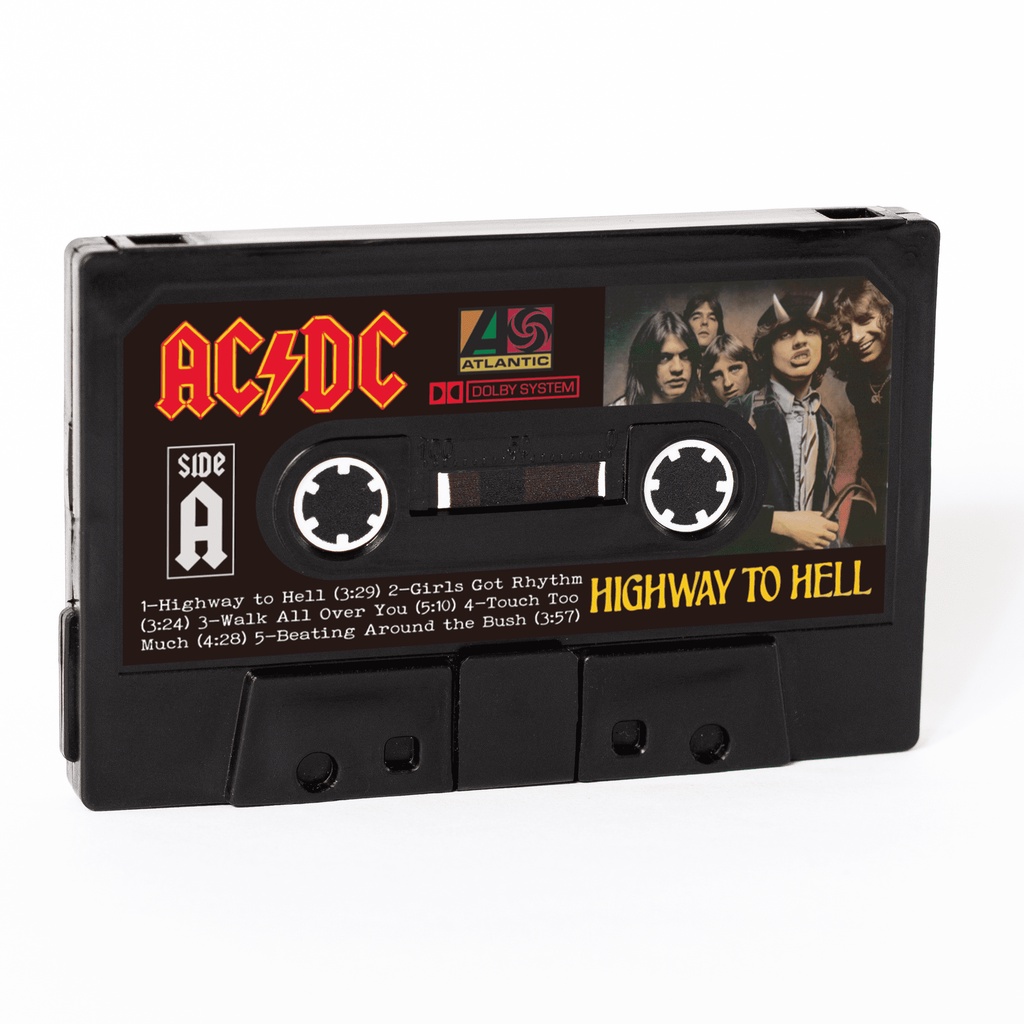 AC/DC '74 Jailbreak Cassette Tape Atlantic Records 7 