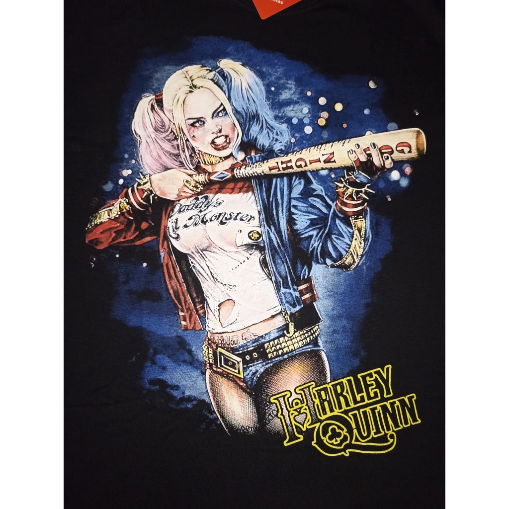 Camiseta da Arlequina coringa blusa Esquadrão harley quinn em Promoção na  Americanas