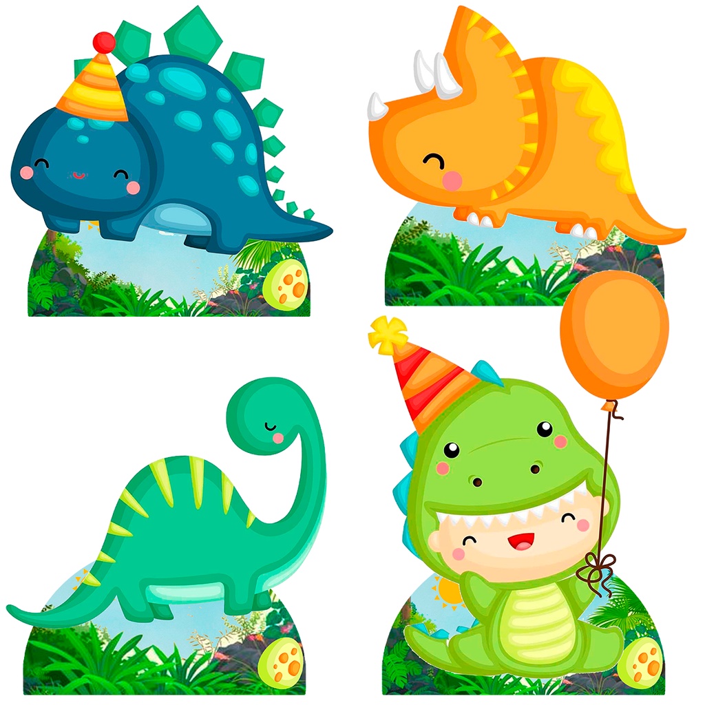 Kit Ouro Festa Aniversário Dino Mite Dinossauro Baby Desenho Decoração  Cenários