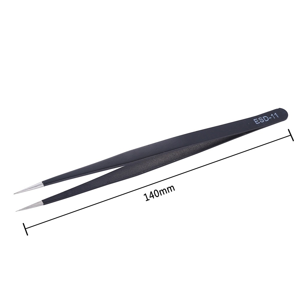 Pinça Anti-estático de Precisão ESD de Aço Inoxidável Pinça Anti ...