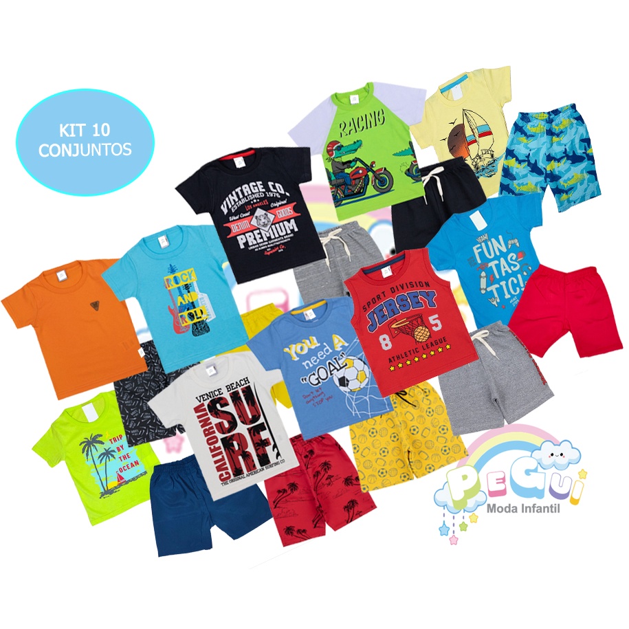 Roupas infantil sales masculina atacado