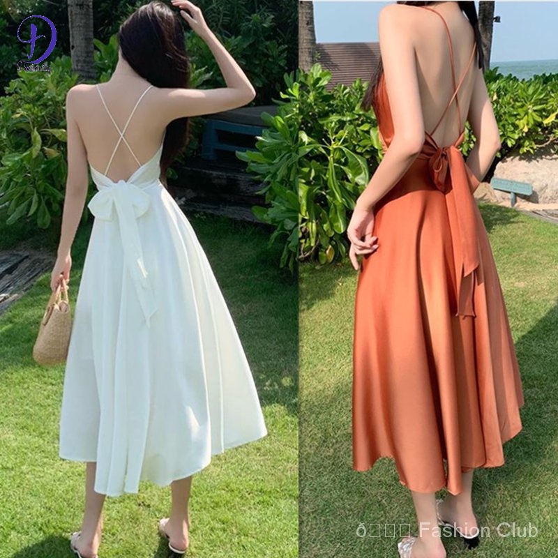 Vestidos Casuais Sem Alças Mulheres Vestido Maxi Boho Rendas Verão Praia  Feriado Branco Casamento Senhoras Ombro Vestido De Verão Ropa Mujer De  $146,93