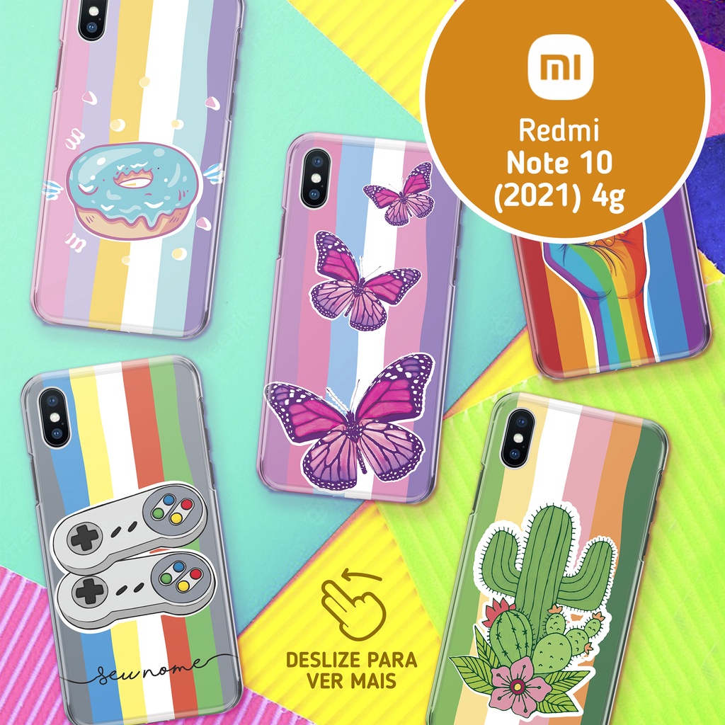 Capa Capinha Xiaomi Redmi Note G Arco Ris Com Desenho Shopee