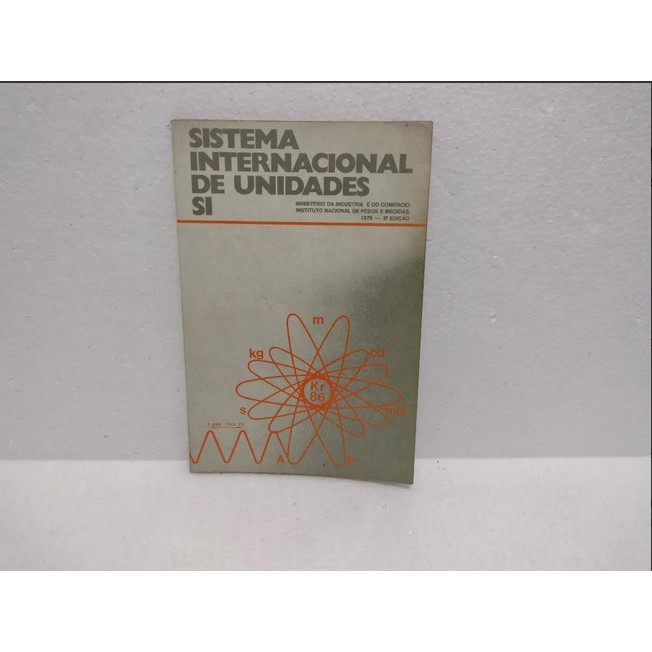 Livro Sistema Internacional De Unidades Si | Shopee Brasil