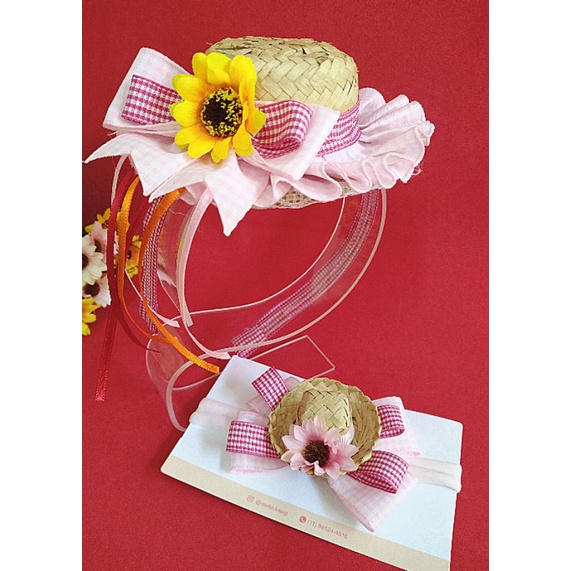 Kit tiara Junina e Faixinha Junina Shopee Brasil