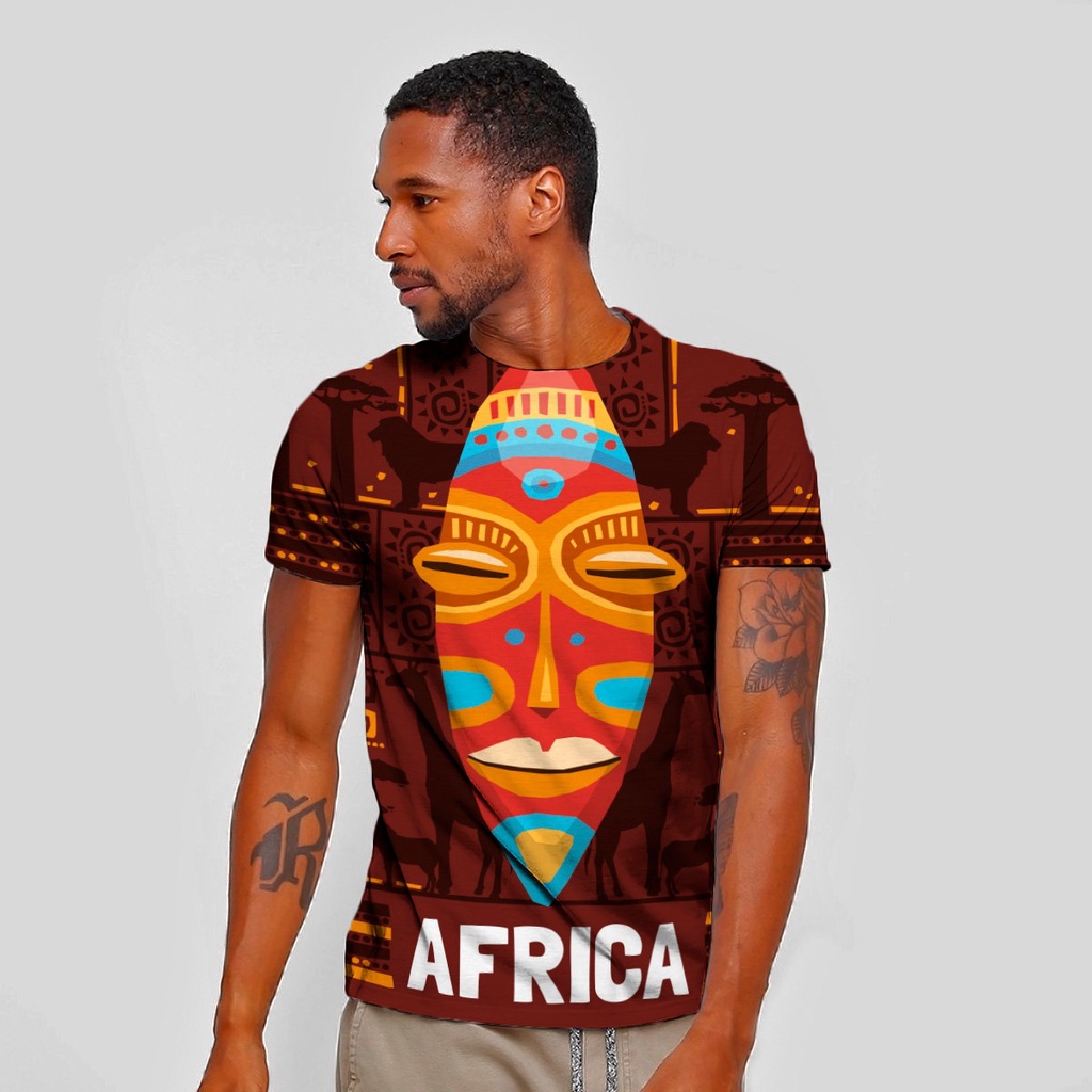 Camiseta estampa Afro cod.02 ( por encomenda ) | Shopee Brasil