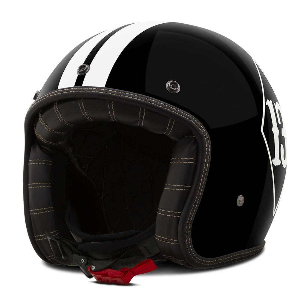 Capacete Moto Custom Etceter Biker | Shopee Brasil