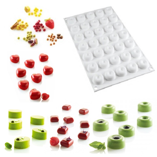 Molde Forma de Silicone P/ Chocolates Culinária Confeitaria Artigo de Cozinha