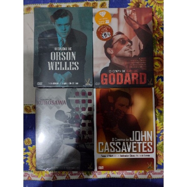 Box DVD Versátil O Cinema de Kurosawa Welles Godard Cassavetes ...