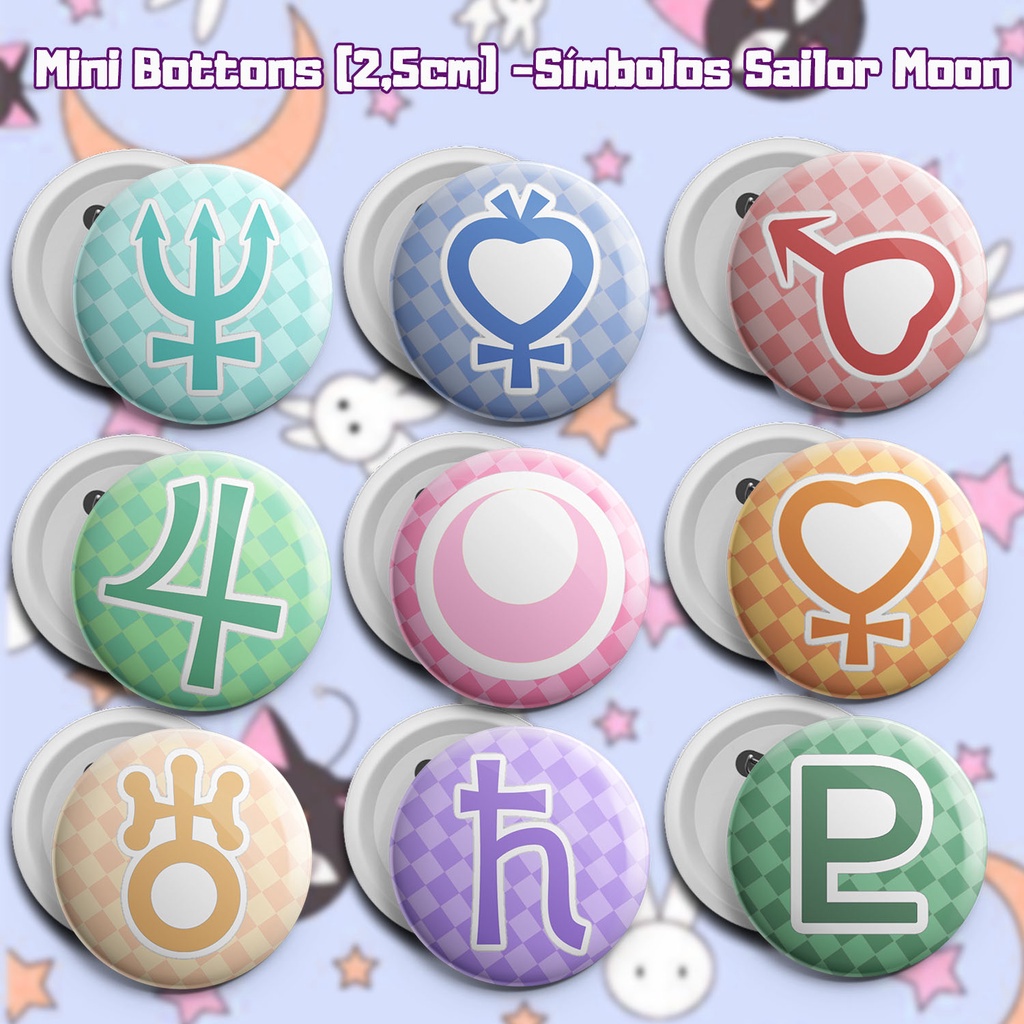 Os símbolos de Sailor Moon