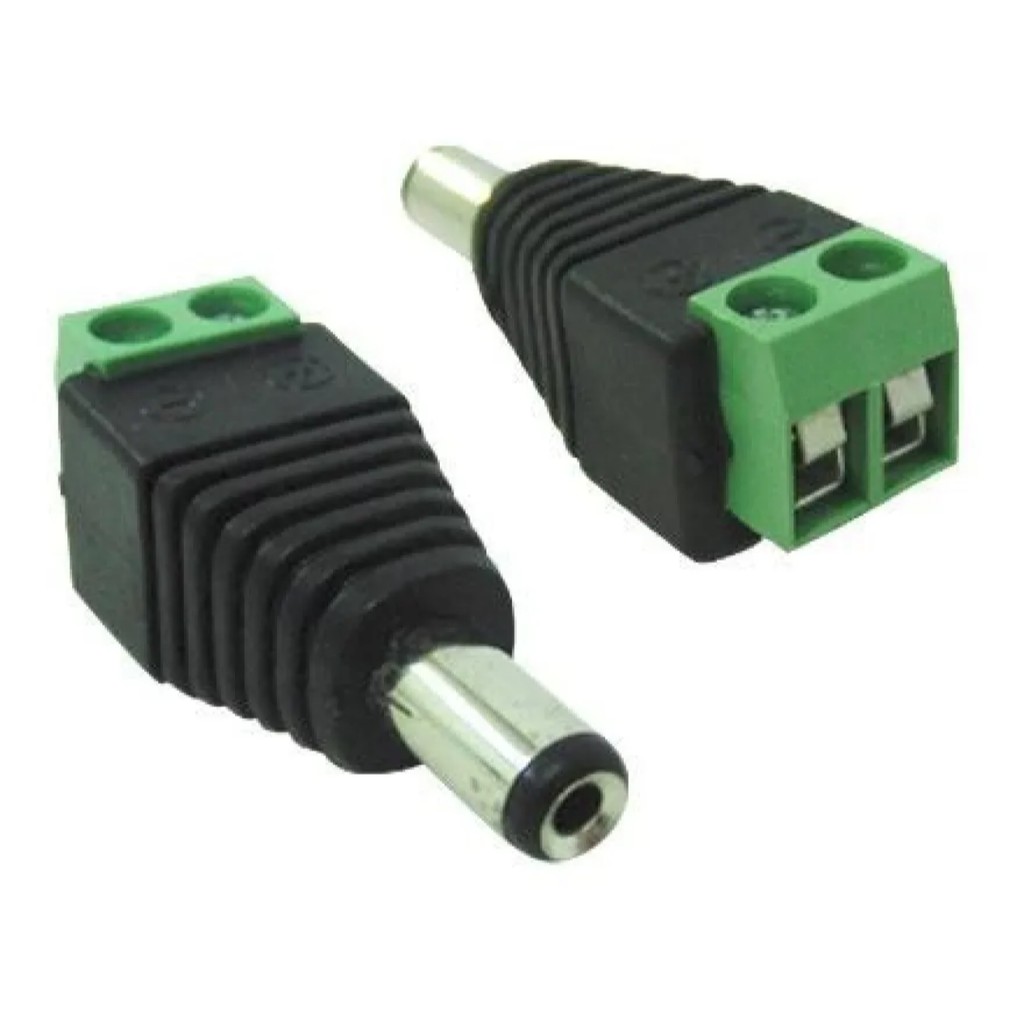 Conector P4 macho para câmeras