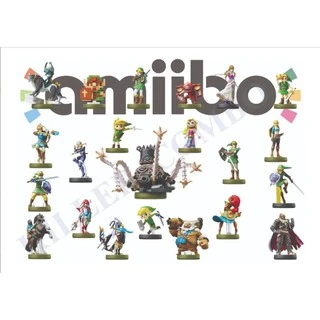 Amiibo Zelda - 28 Amiibos Cards Compatíveis Com BOTW