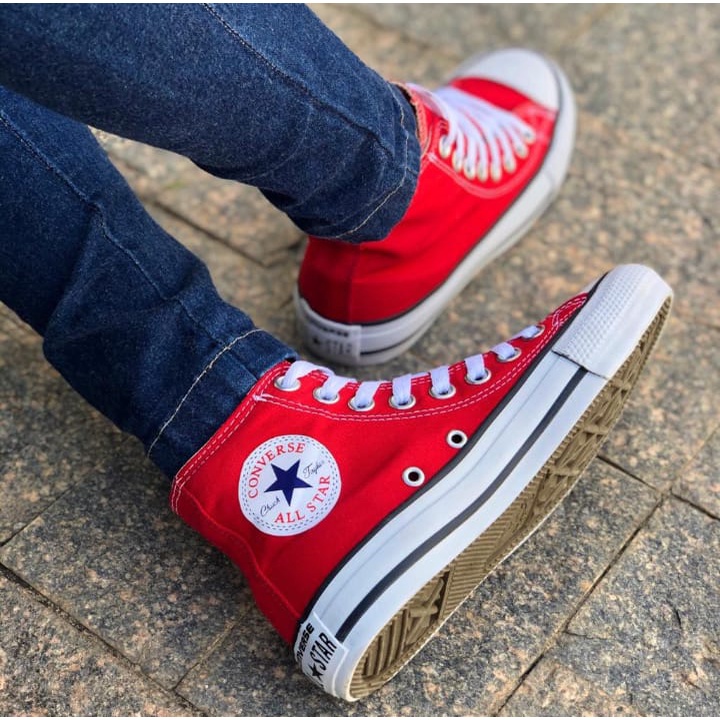 Tênis all star botinha cano alto converse bota masculino e feminino