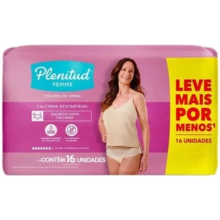 Calcinha Pós-Parto Pacote com 16un Fralda Incontinência Urinária Gestante Grávida | 001