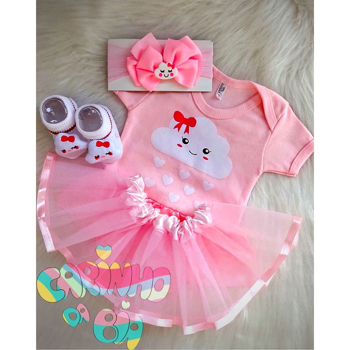 Romper Barbie Lantejoula Body Salopete Fantasia Vestido Saia Jardineira  Roupa Infantil Bebê Pink Rosa