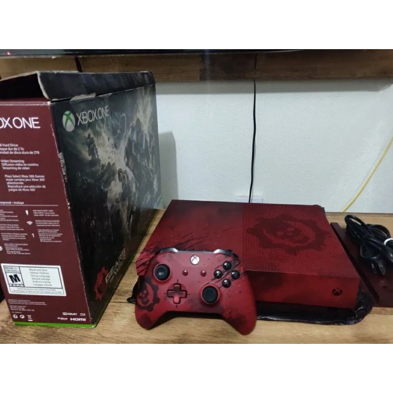 XBOX ONE S 2TB EDI O LIMITADA GEARS OF WAR 4 IMPEC VEL