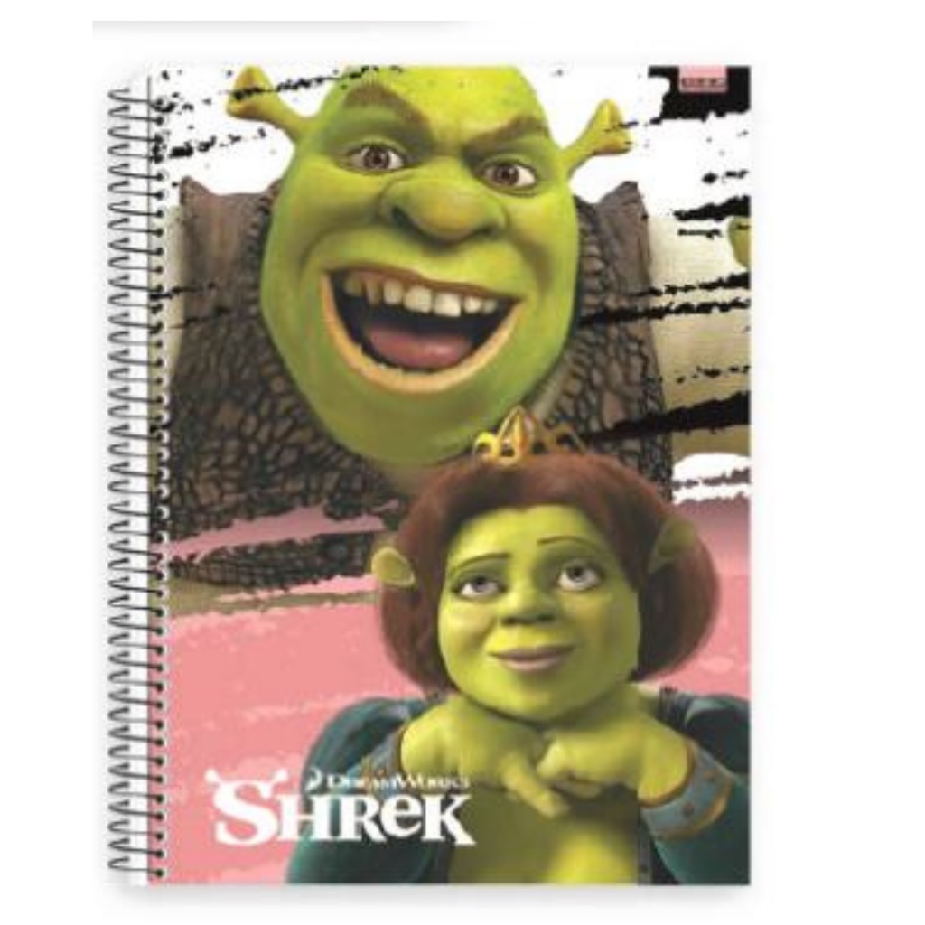Caderno Shrek 1 Matéria 96 Folhas | Shopee Brasil