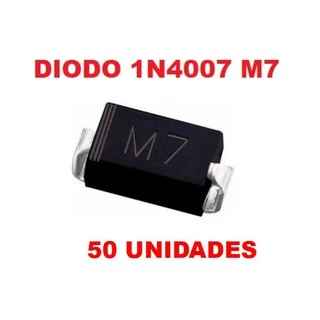 Diodo Smd - M7 - 1n4007 - 1a /1000 V -- 50 UNIDADES --