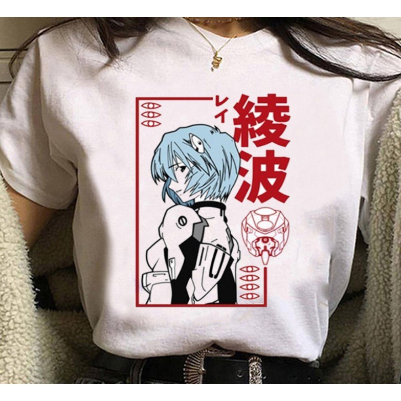 Camiseta Feminina Evangelion Anime Unissex