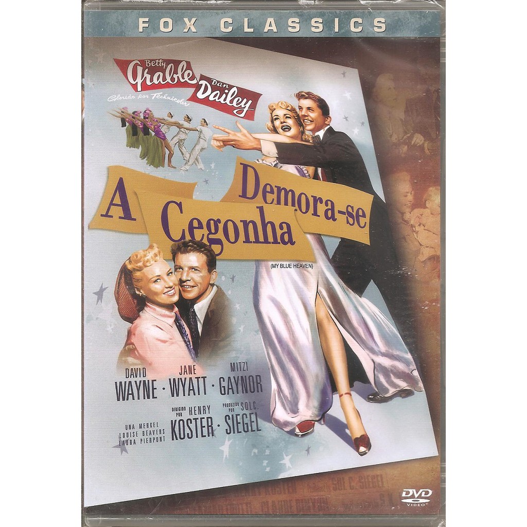 DVD A CEGONHA DEMORA-SE - BETTY GRABLE DAN RAILEY MITZI GAYNOR JANE ...