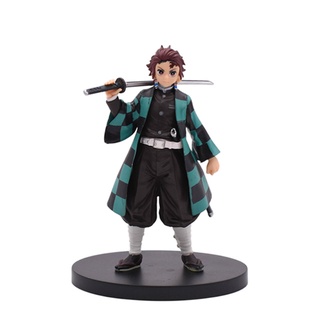 Boneco De Ação Anime Demon Slayer Kimetsu No Yaiba Figura Kamado Tanjirou  16cm / Agatsuma Zenitsu Nezuko Guerreiro Pvc Modelo Brinquedos