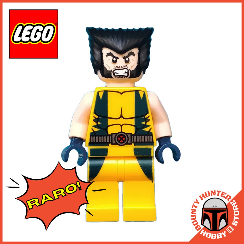 LEGO Minifigura - Wolverine (X-Men) [sh017] - Marvel Super Heroes ...