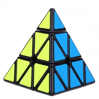 Vdealen Cubo De Velocidad Piramide Con Pegatinas De Fibra De Carbono – Suave Y Estable, Ideal Para Principiantes Y Expertos, +3 Años