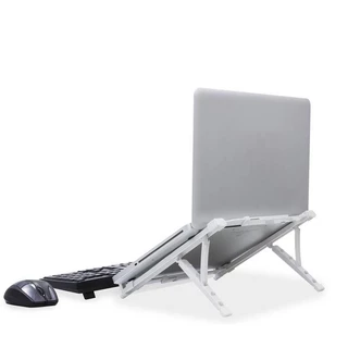 Suporte Regulável para Notebook Ergonômico Reliza - BRANCO